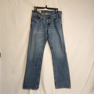 Hollister Jeans – Women’s Sz 28x30 – Button Fly, Light Wear, No Stains